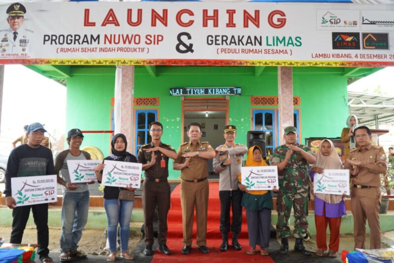 Pemkab Tubaba Launching Program Nuwo SIP dan Gerakan Linmas