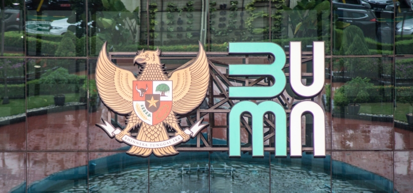 Logo Kementerian Badan Usaha Milik Negara (BUMN).