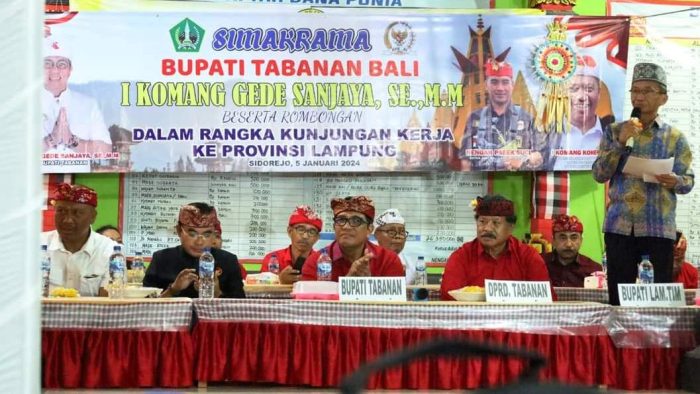 Bahas Pariwisata, Bupati Tabanan Simakrama ke Lampung Timur