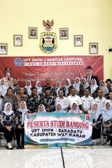 Gudang Prestasi, SMPN 2 Bandar Lampung Jadi Tujuan Studi Banding