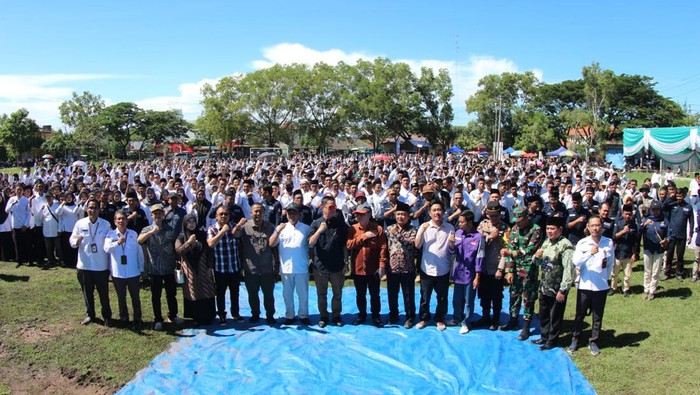 Pelantikan KPPS di Kabupaten Cianjur (Foto: Istimewa)