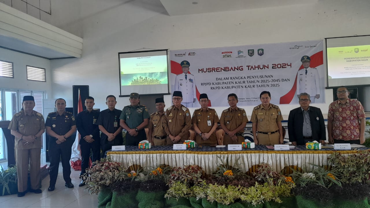 Musrenbang 2024 Pemda Kaur Tetapkan 5 Skala Prioritas Pembangunan ...