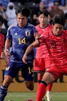 Korea Selatan kalahkan Jepang 1-0 (Foto: AFP/KARIM JAAFAR)