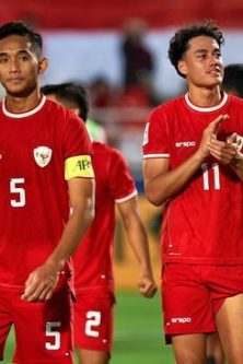 Indonesia menjadi salah satu tim yang lolos ke perempat final Piala Asia U-23 2024. Foto: Jalu Pamuncar