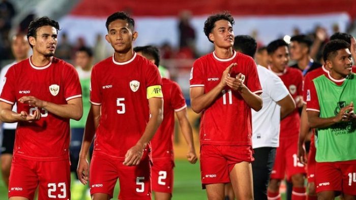 Indonesia menjadi salah satu tim yang lolos ke perempat final Piala Asia U-23 2024. Foto: Jalu Pamuncar