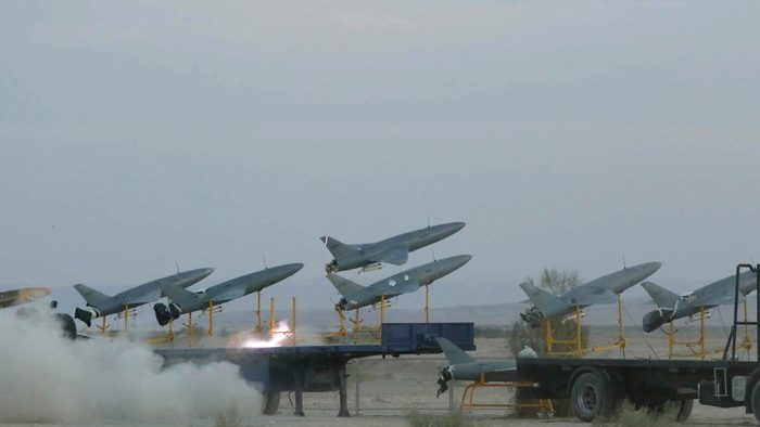 Foto ilustrasi: Drone Iran (via REUTERS/WANA NEWS AGENCY)
