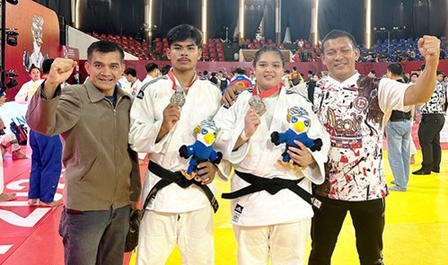 Dua Kali Ippon, Pejudo Lampung Raih Perunggu Asean Championship