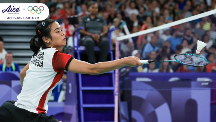 Gregoria Mariska Tunjung, satu dari dua wakil Indonesia yang tembus fase knockout Olimpiade 2024. Foto: Dok. NOC Indonesia Via Aice