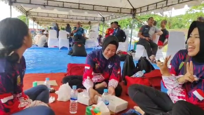 Atlit Lampung menantu hujan dan angin kencang mereda di Lanud Iskandar Muda, Aceh