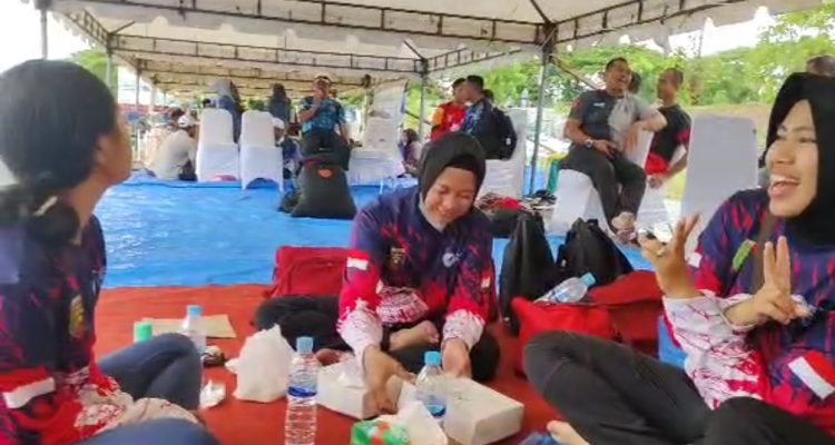 Atlit Lampung menantu hujan dan angin kencang mereda di Lanud Iskandar Muda, Aceh