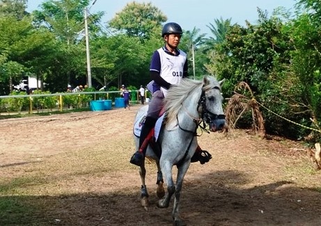 Berkuda Lampung Raih Perak di Endurance Perorangan 60 Km PON XXI