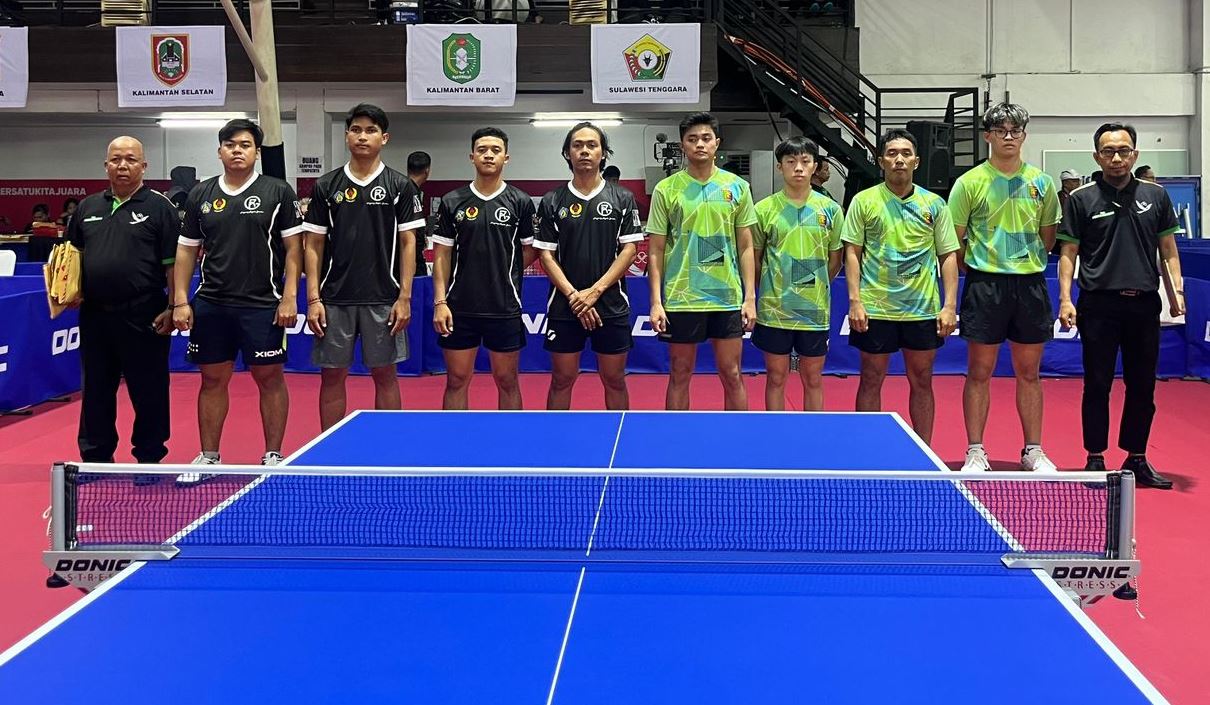 Tenis Meja Beregu Lampung Meelaju ke Semifinal di PON XII Aceh