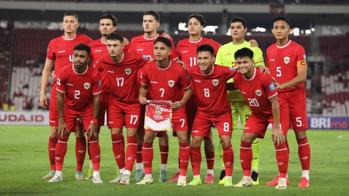 Foto: Skuad Timnas Indonesia di putaran ketiga Kualifikasi Piala Dunia 2026 zona Asia. (Dok. PSSI)