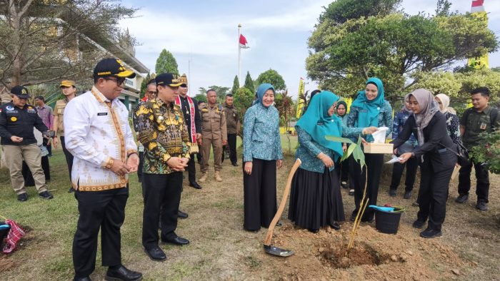 Gerakan Penanaman Pohon Bambu, Marindo Mendapat Apresiasi Pj. Gubernur Samsudin