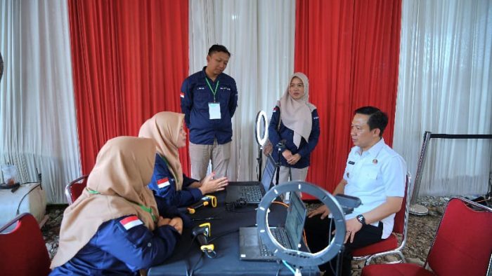 Pj Bupati Pringsewu Pantau Tes Seleksi CPNS 2024