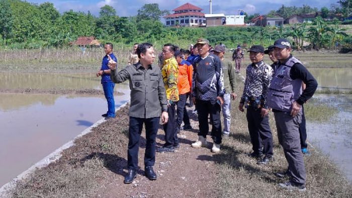 Tinjau Lokasi Terdampak Banjir di Ambarawa, Pj Bupati Pringsewu Serahkan Bantuan