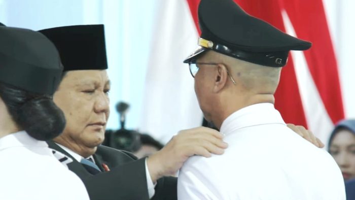 Presiden Resmi Melantik Rahmat Mirzani Djausal dan Jihan Nurlela