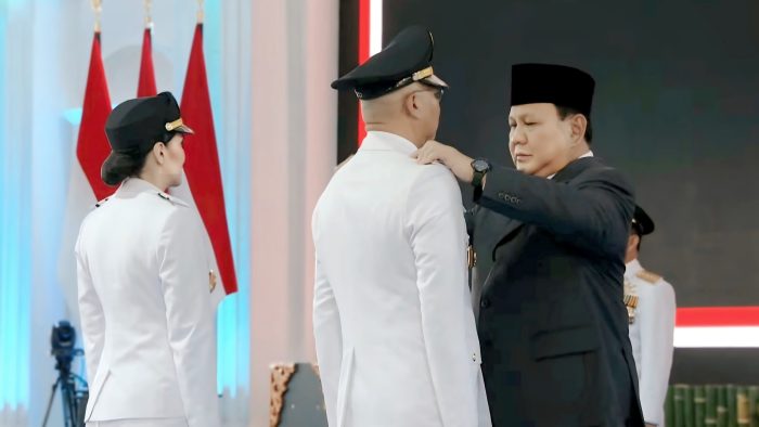 Presiden Republik Indonesia Lantik Rahmat Mirzani Djausal dan Jihan Nurlela