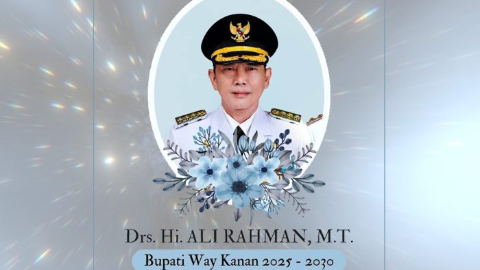 Almarhum Bupati Waykanan Ali Rahman