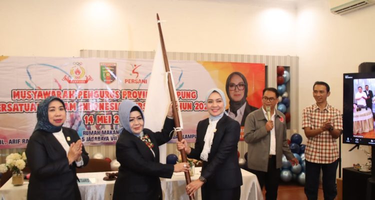 Purnama Wulan Sari resmi terpilih secara aklamasi sebagai Ketua Persatuan Senam Indonesia (Persani) Provinsi Lampung untuk masa bakti 2025–2029