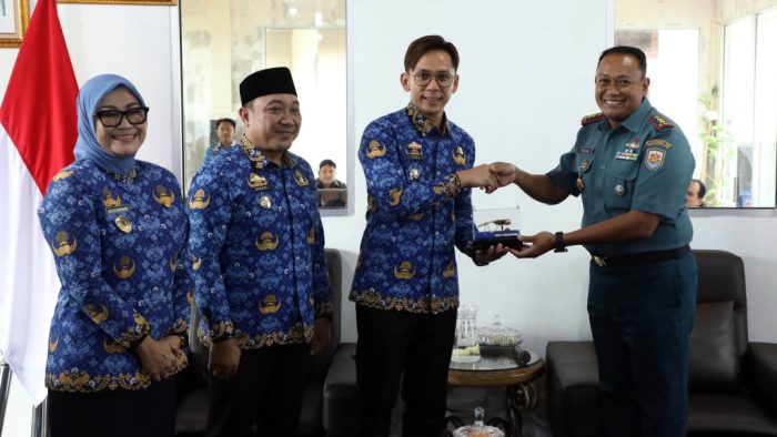 Bupati Lampung Selatan Terima Audiensi Danlanal Lampung
