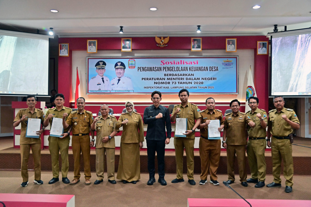 Pemkab Lampung Selatan Gelar Sosialisasi Permendagri 73 Tahun 2020