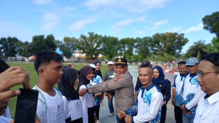 Pembukaan Seleksi Fisik dan Wawancara Penerimaan Taruna/Taruni Baru KKP di Kaur, Bengkulu
