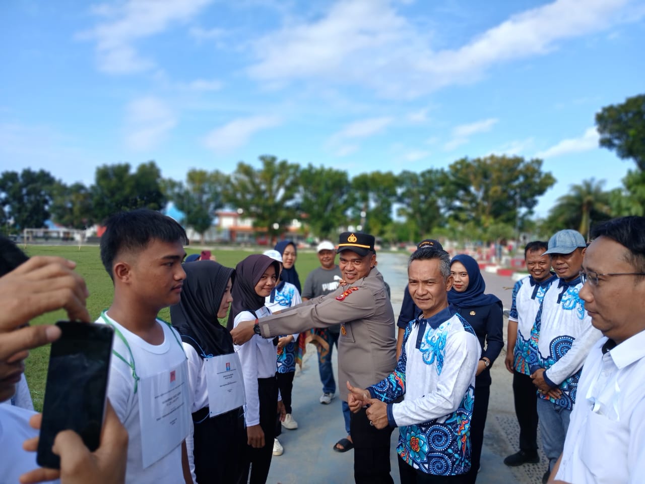 Pembukaan Seleksi Fisik dan Wawancara Penerimaan Taruna/Taruni Baru KKP di Kaur, Bengkulu
