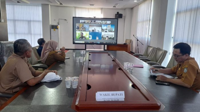 Rakor Pengendalian Inflasi Tahun 2025 Dilaksanakan melalui Zoom Meeting