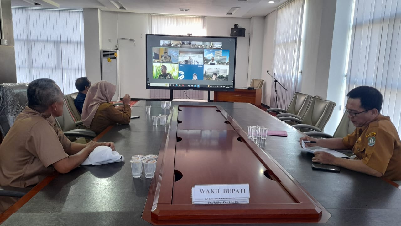 Rakor Pengendalian Inflasi Tahun 2025 Dilaksanakan melalui Zoom Meeting