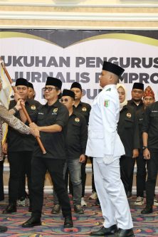 IJP Lampung Dikukuhkan, Gubernur Dorong Sinergi Jurnalis dan Pemerintah