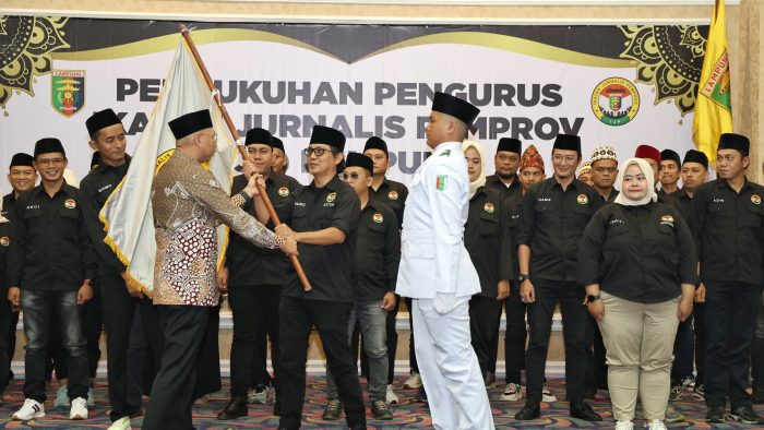 IJP Lampung Dikukuhkan, Gubernur Dorong Sinergi Jurnalis dan Pemerintah