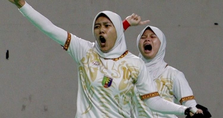 Tim Putri Lampung Tantang Putri DKI U-21 di Final Kejurnas Hockey Junior Indoor