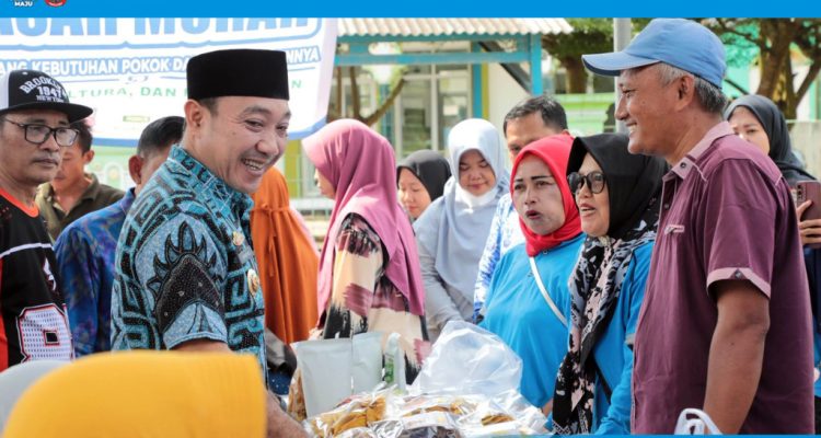 Pemkab Lamsel Gelar Operasi Pasar Murah di Desa Budidaya, Sidomulyo