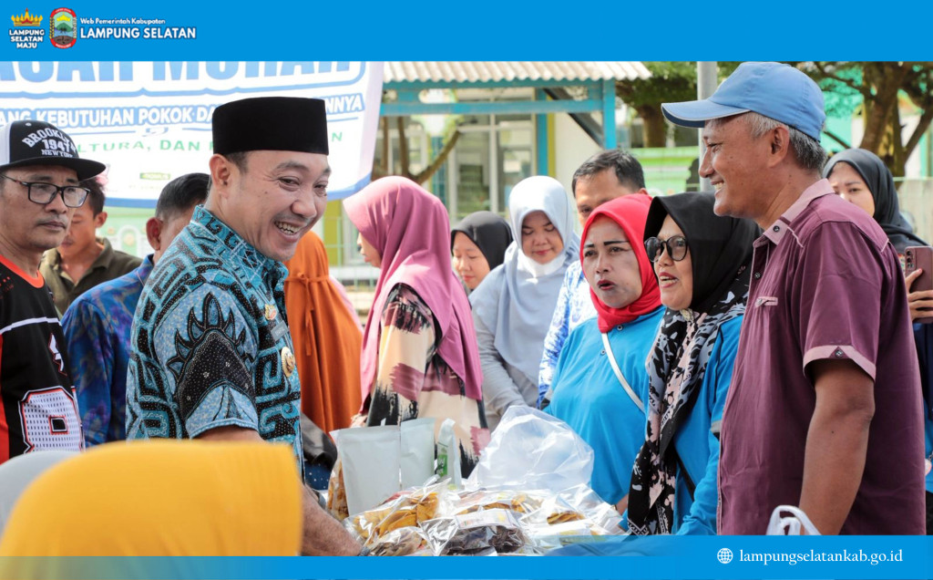 Pemkab Lamsel Gelar Operasi Pasar Murah di Desa Budidaya, Sidomulyo