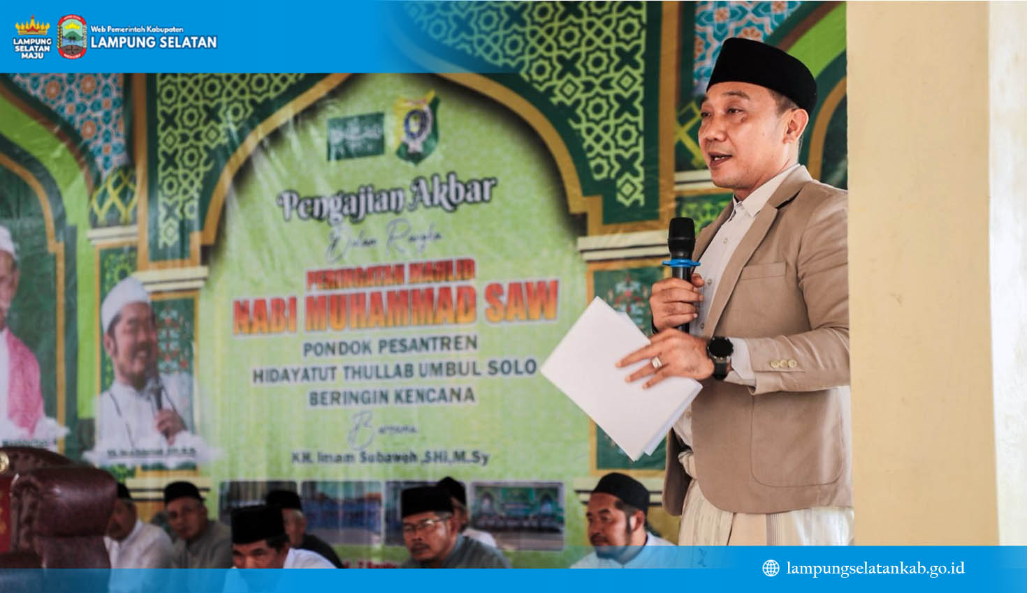 Wabup Syaiful Sebut Maulid Nabi Bukan Sekadar Seremonial, Tapi Panggilan Hijrah