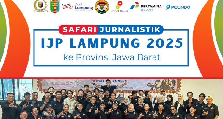 Malam Ini, IJP Lampung Bertolak ke Jawa Barat Gelar Safari Jurnalistik