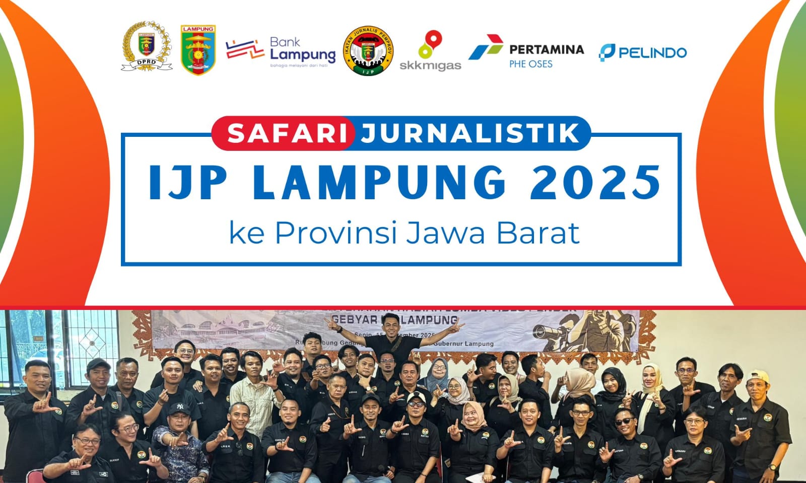 Malam Ini, IJP Lampung Bertolak ke Jawa Barat Gelar Safari Jurnalistik