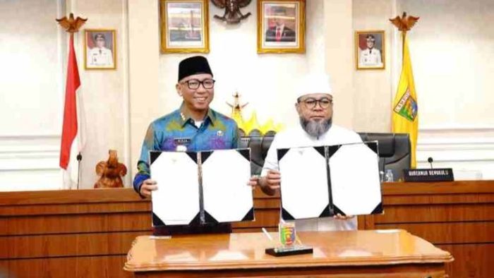 Gubernur Mirza & Helmi Hasan Teken MoU Strategis Kerjasama Lampung-Bengkulu Gubernur Mirza & Helmi Hasan Teken MoU Strategis Kerjasama Lampung-Bengkulu