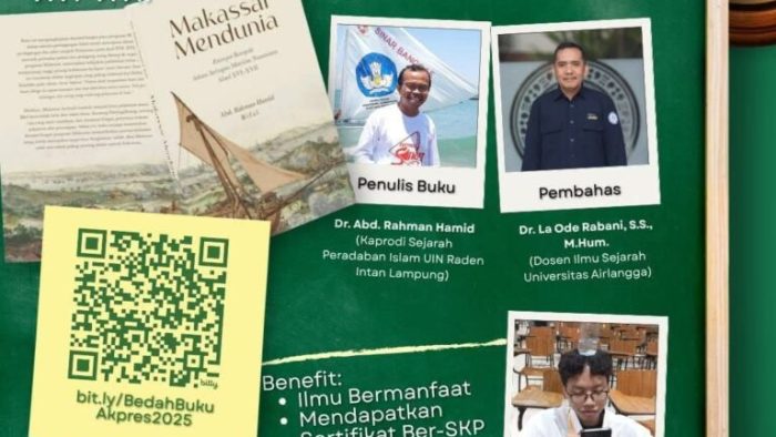 “Makassar Mendunia” Karya Dosen UIN RIL Dibedah di Universitas Airlangga