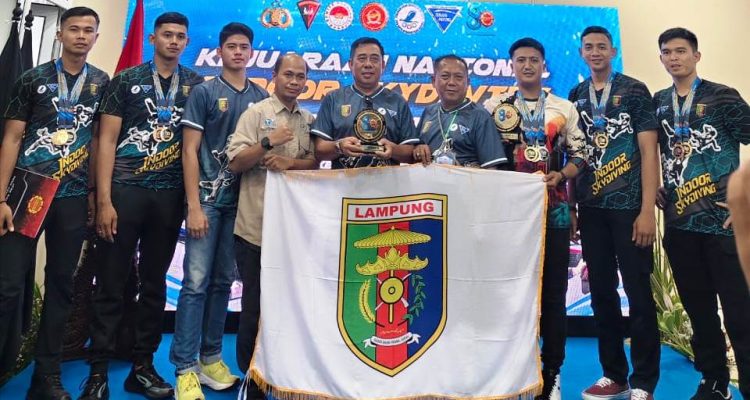 Menbanggakan, Cabor Terjung Payung FASI Lampung Juarai Skydiving Indoor 2025