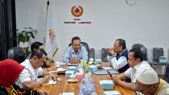KONI Lampung Matangkan Persia Porprov dan Bidding Tuan Rumah PON 2032
