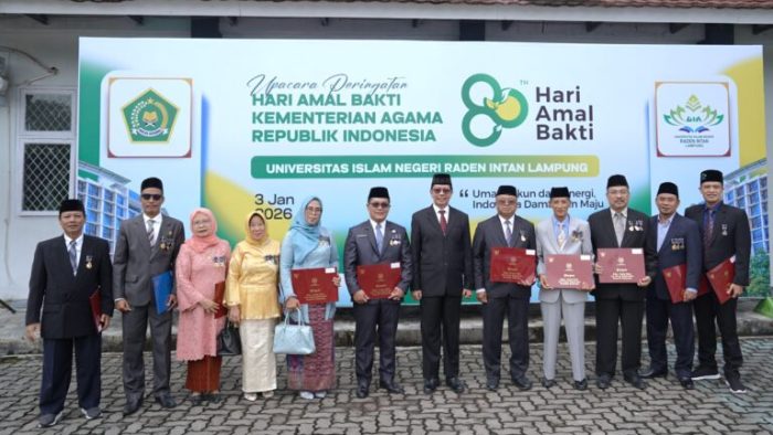 Momentum HAB ke-80, 40 ASN UIN RIL Terima Satyalancana Karya Satya dari Presiden RI
