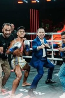 Ketua Muaythai Lampung dan Atlet PON Abdul Muis di di Ajang Byon Madness