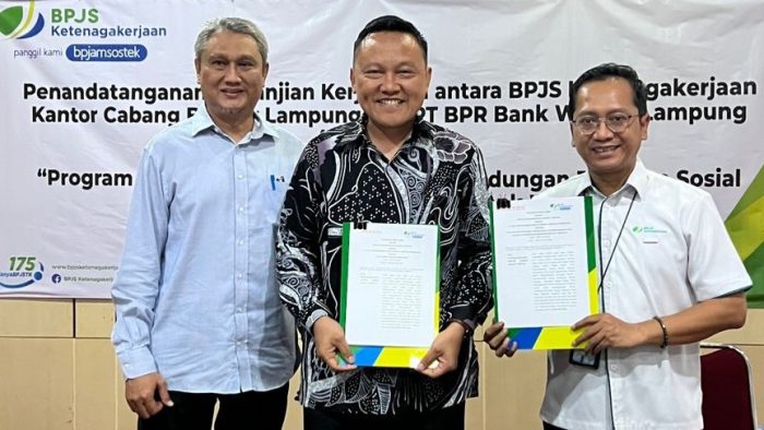 BPJS-TK dan Bank Waway Perkuat Sinergi Perlindungan Nasabah