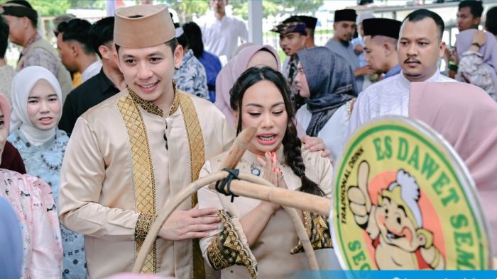 Halalbihalal Pemkab Lampung Selatan, Pedagang Semringah