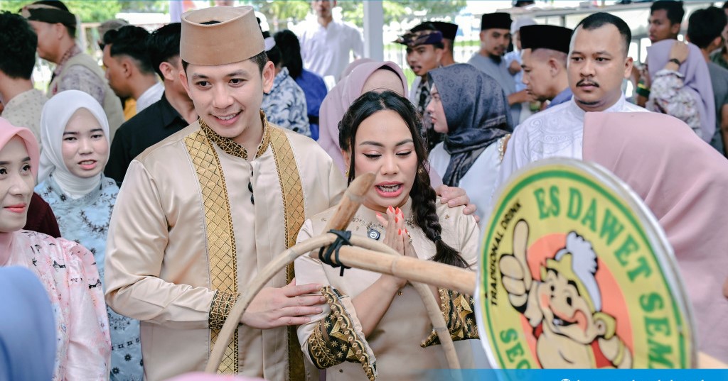 Halalbihalal Pemkab Lampung Selatan, Pedagang Semringah