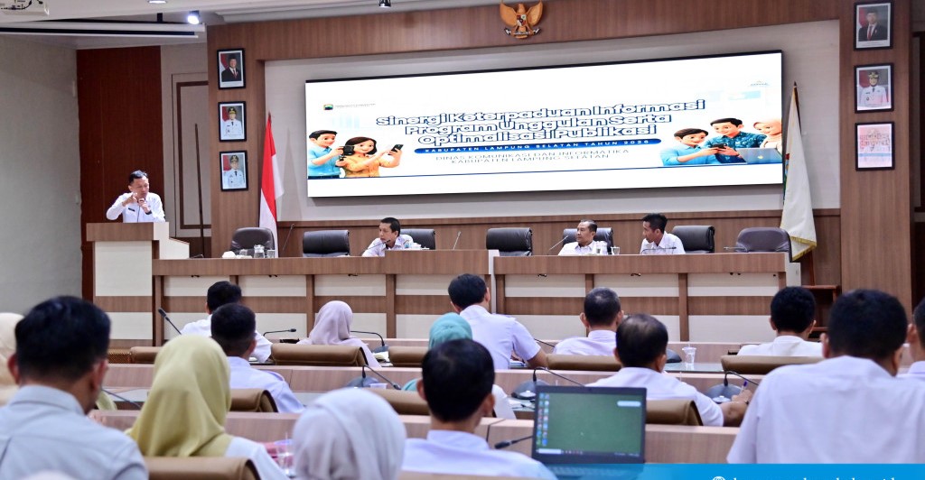 Dinas Kominfo Lampung Selatan Dorong Publikasi Lewat Satu Pintu