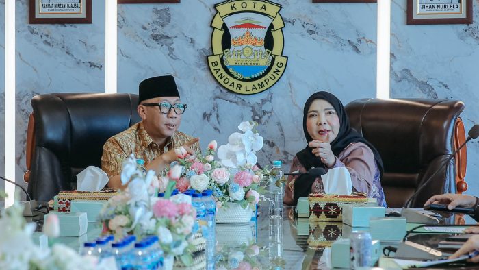 Gubernur Rahmat Mirzani Djausal dan Wali Kota Eva Dwiana Bahas Penanganan Banjir