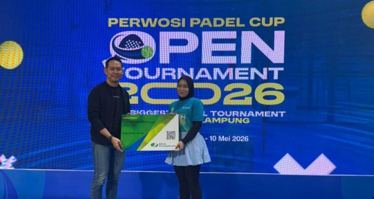 BPJS-TK Berikan Perlindungan bagi Atlet Padel di Perwosi Padel Cup Tournament